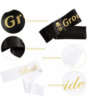 2 Pieces Groom and Bride to Be Sash Bachelorette Party Sash for Bachelor Engagement Bridal Shower Party Supplies - CB18YZ4O9A...