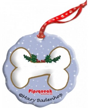 Greyhound Black Greyhound Holiday Porcelain Christmas Tree Ornament - CP192AWTU45 $16.56 Ornaments