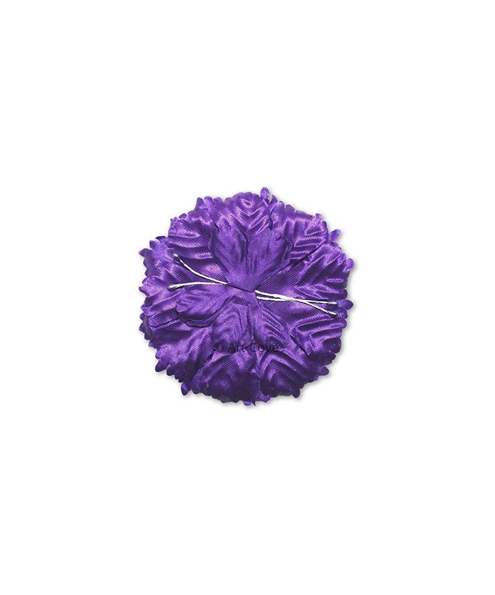 Capia Flowers Flat Carnation Capia Base for Corsages Bulk Wholesale 144 Pieces 20+ Colors Available (Purple) - Purple - C918Y...