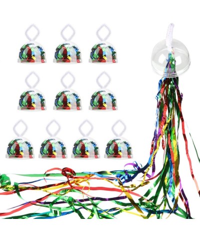 10 Pieces Throw Streamers No Mess Confetti Crackers Poppers for New Years Birthday Wedding Graduation Party Favors Shows(Meta...