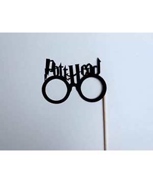 Wizard Glasses Photo Booth Props - 3 pc Set - Includes Beer Goggles- Lightning Bolt Head- and Potthead - CW18MD5I7LZ $5.20 Ph...