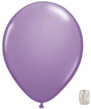 10 Pack 11" Standard Opaque Latex Color Balloons with Matching Ribbons (Spring Lilac) - Spring Lilac - C918SLZY0RL $5.91 Ball...