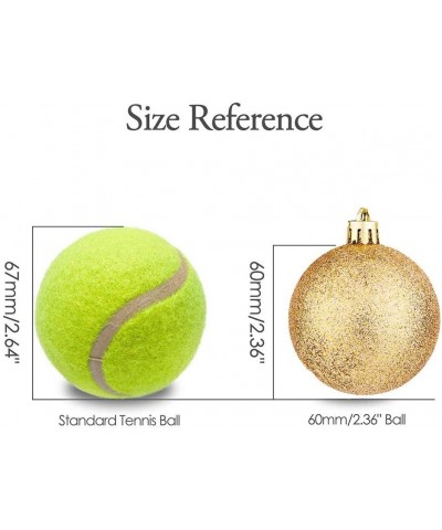 24 Pcs 60mm/2.36inches Christmas Balls Baubles Ornaments- Shatterproof Shiny Matte Glittering Christmas Tree Hanging Ball Set...