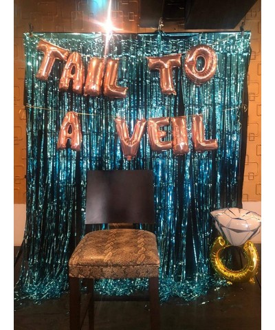 Set of 17 Tail to a Veil Balloons Tail to a Veil Banner Trading Tail for Veil Banner Mermaid Bachelorette Party Mermaid Bache...