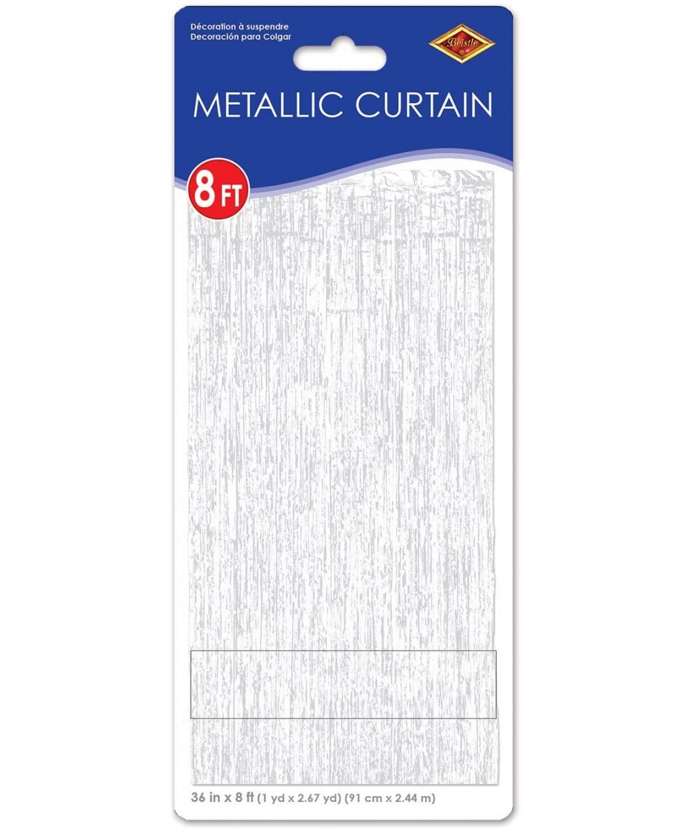 1-Ply Gleam 'N Curtain- 8' x 3'- White - White - CU17YGE0X28 $5.13 Photobooth Props