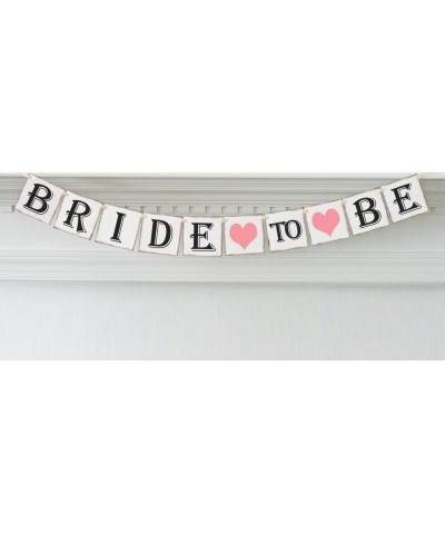 Bride to Be Banner Bunting- Decoration and Photo Prop for Bridal Shower- Bachelorette Party- Wedding Party - C312G4S8TBF $7.6...
