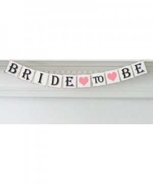 Bride to Be Banner Bunting- Decoration and Photo Prop for Bridal Shower- Bachelorette Party- Wedding Party - C312G4S8TBF $7.6...