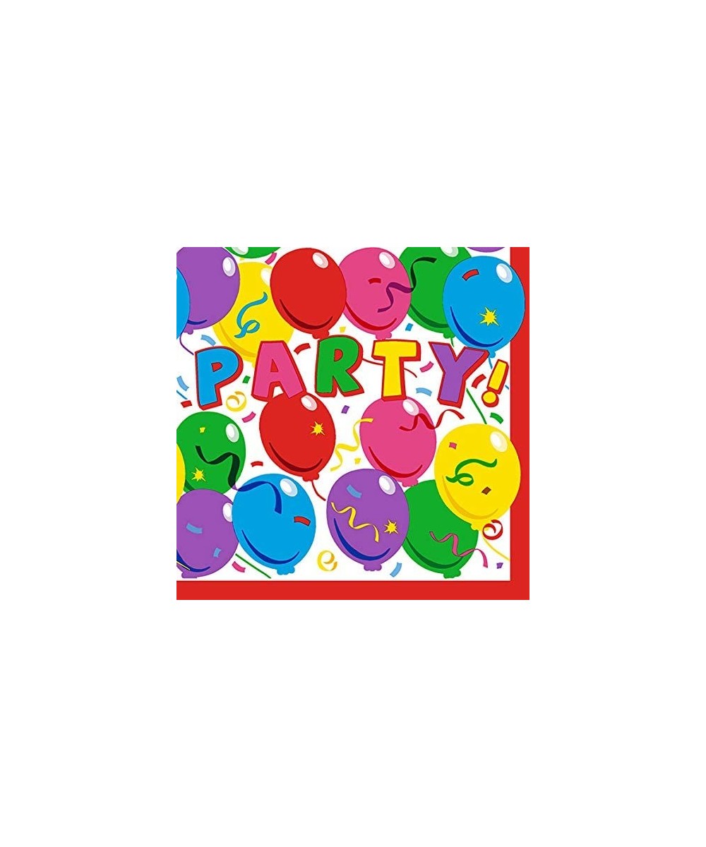 Decorative Pattern Paper Lunch Napkins - Party Balloons (Red)- 20 Count- 6.5 inch - Party Balloons (Red) - CP18L3ES4ZE $7.51 ...