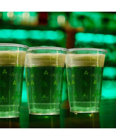 Soft Plastic Printed Party Cups- Shamrocks/Clovers- 12 oz- 40-Count - CY196C2GQD8 $12.89 Tableware