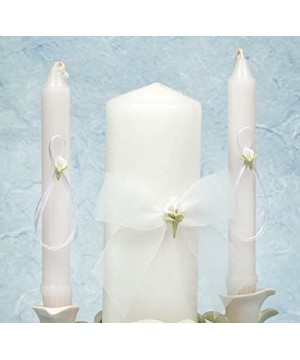 Calla Lily Bouquet Wedding Unity Candle Set Candle Color White - Candle Color White - CG11L12ZA75 $32.97 Ceremony Supplies