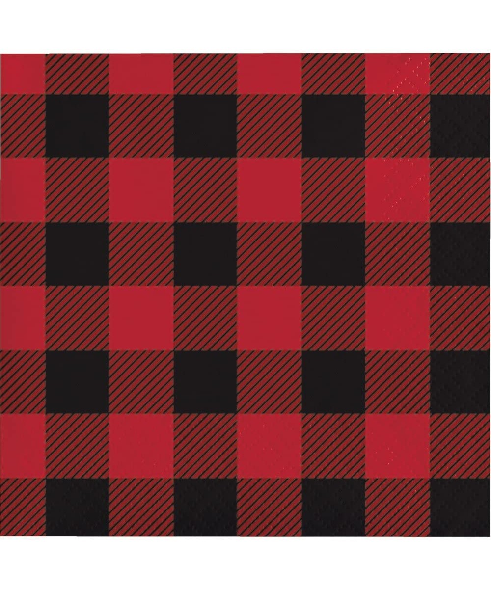 192 Count Beverage Paper Napkin- Buffalo Plaid - CK17XSTYK8Y $33.47 Tableware