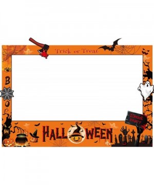 Halloween Photo Frame Large Size Trick or Treat Photo Frame Decorations Selfie Photo Booth Picture Frame Halloween Booth Prop...