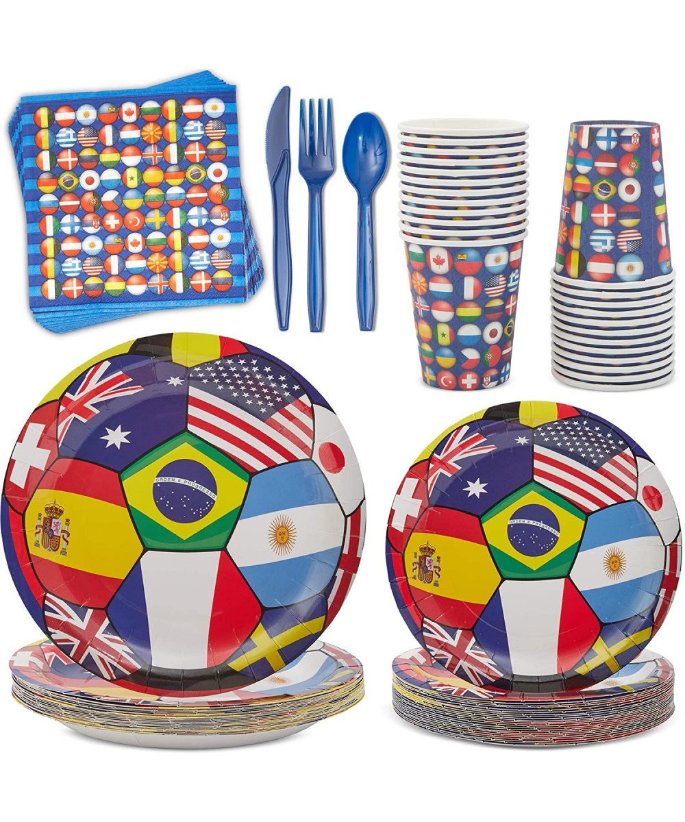 International World Cup Party Supplies Pack (Serves 24- 168 Pieces) - CS18T8U3LAO $10.06 Party Packs