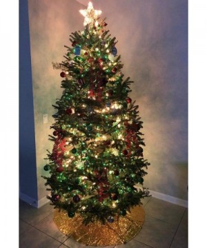 Sequin Christmas Tree Skirt 50" Gold - Gold - C618YMEUMAM $8.88 Tree Skirts