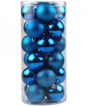 24Pcs Christmas Balls Ornaments Shatterproof Christmas Decorations Tree Balls for Xmas Christmas Tree 10 Style Shatterproof D...