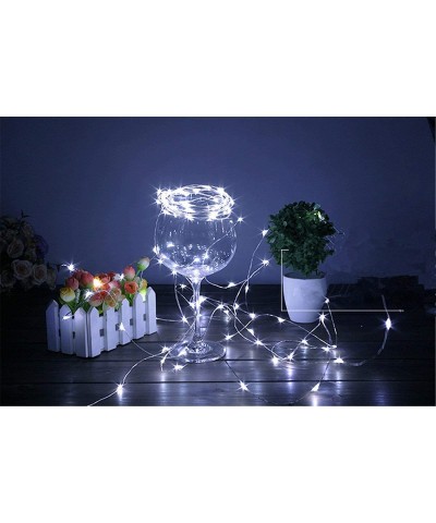 Remote Battery Operated 40ft 240 Led String Lights Silver Wire 8 Lighting Model LED Starry Light with 13 Key Remote Control F...