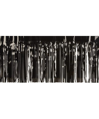 2-Ply FR Metallic Fringe Drape (black) Party Accessory (1 count) - Black - CD11921PC2B $8.82 Confetti