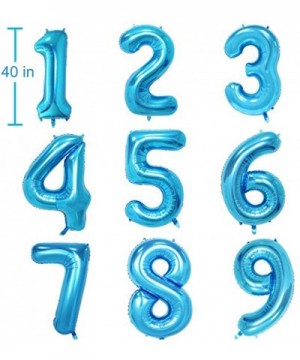 Blue Number 4 Balloon- 40 Inch - Blue Number 4 - CW18CQMR4N9 $4.52 Balloons