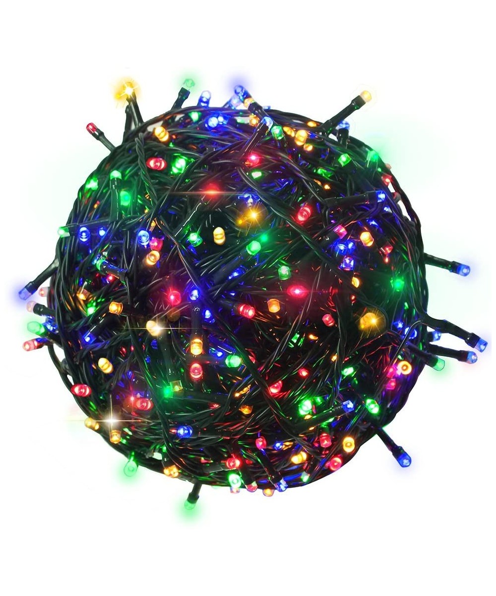 500 LEDs 172ft Green Cable Clear Wire Fairy String Tree Twinkle Lights 8 Modes for Christmas Party- Outdoor- Garden- Wedding-...