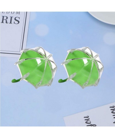 10PCS Candy Treat Boxes Umbrella Shape Small Goodie Gift Boxes for Wedding Baby Shower Communion Birthday Party Favors (Green...