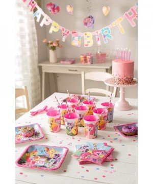 My Little Pony Paper Dessert Plates for Kids (8-Count) - Paper Dessert Plates - CV11C9FDC6F $7.23 Party Tableware