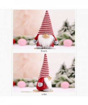 Christmas Plush Ornaments Set - Xmas Hanging Decorations Hat Plush Scandinavian Santa Beard Ornaments for Christmas Tree Fire...