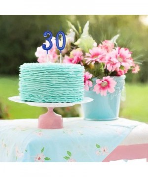 10 Pieces Birthday Numeral Candles Cake Numeral Candles Number 0-9 Glitter Cake Topper Decoration for Birthday Party Favor (B...