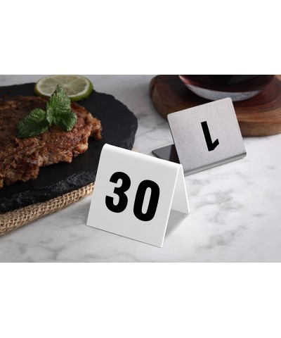 26757 Double Side Plastic Table Number Card- 1-25- 1.7" x 2" Inch- White - CT11CINNFHJ $25.48 Place Cards & Place Card Holders