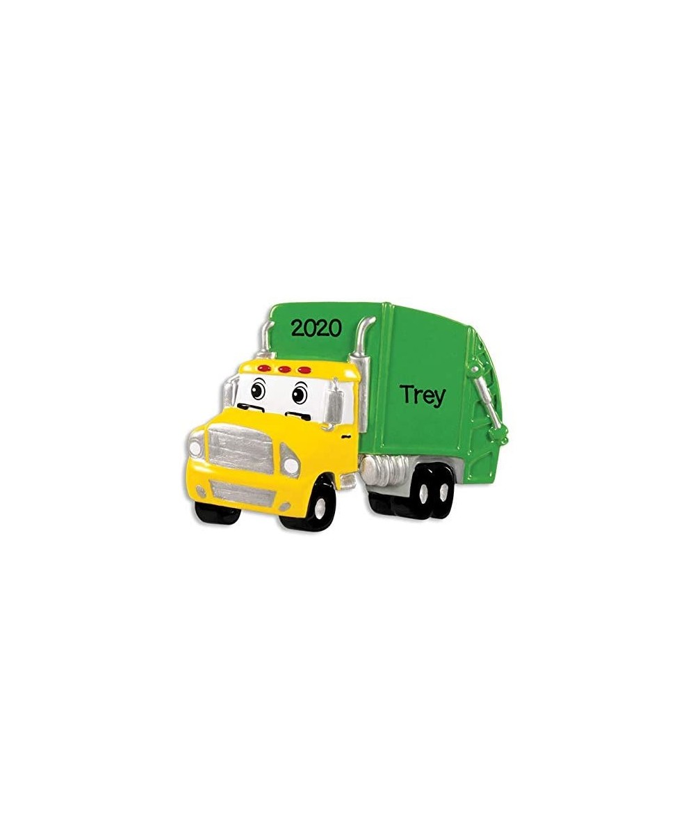 Personalized Christmas Ornaments Child- Garbage Truck/Personalized by Santa/Truck Christmas Ornament/Garbage Truck Christmas ...