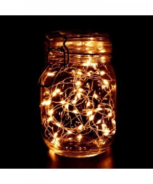 Fairy String Lights- 2 Pack Fairy Lights Battery Operated 7.2 ft 20 LED Mini String Lights Waterproof Copper Wire Firefly Sta...