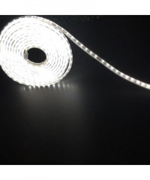 110V LED Strip Light Waterproof LED Rope Lights 120V LED Tape Light SMD 2835 16.4 Ft (5M) 300leds 60leds/m White Lights- Idea...