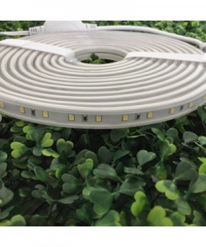 110V LED Strip Light Waterproof LED Rope Lights 120V LED Tape Light SMD 2835 16.4 Ft (5M) 300leds 60leds/m White Lights- Idea...