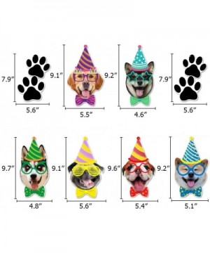 Dog Faces Birthday Swirl Hanging - Dog Birthday Theme Party Bunting Decoration Party Supplies 30Ct - C218XAEK7AG $9.81 Party ...