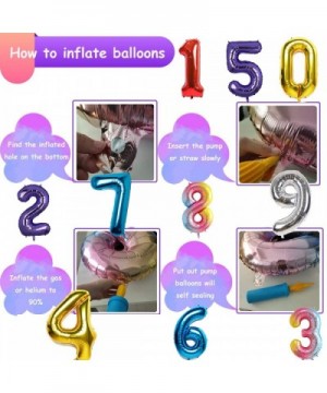 40 Inch Number Balloons Purple Number 8 Helium Foil Birthday Party Decorations Digit Balloons - Number 8 Balloon - C718UQ6ZS3...