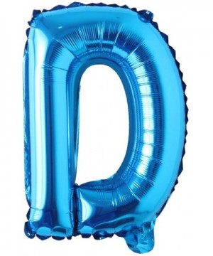 16" inch Single Blue Alphabet Letter Number Balloons Aluminum Hanging Foil Film Balloon Wedding Birthday Party Decoration Ban...