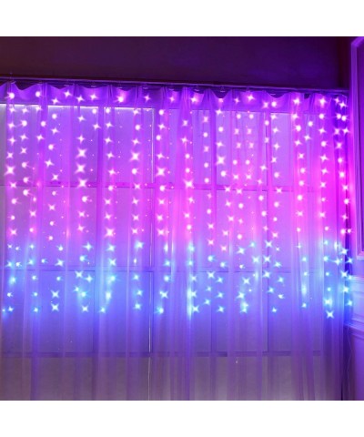 LED Window Curtain Lights- Photo Backdrop Lights Twinkle String Lights with Remote Control for Wedding Party Bedroom Wall Chr...