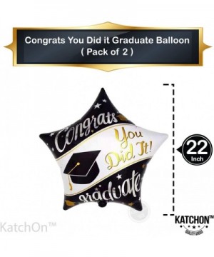 Large Penguin Graduation Balloons for Grad Party - 2 Star Graduation Ballons - Congrats Grad You Did it Balloon - Graduation ...