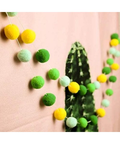 Felt Ball 30mm 30 balls Christmas Tassel Garland Pom Pom Ball String Ba 78in(2M ) (Forest green 30mm30balls) - CH19CK0D65C $7...