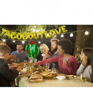 Taco Party Decorations-Unique Taco Bout Love Letter and Cactus Balloons Gold Glitter Taco Bout A Party Banner for Party Favor...