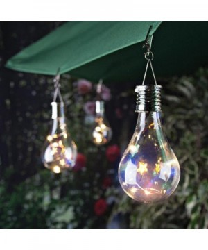 Hanging LED Bulbs- Waterproof Solar Rotatable Outdoor Garden Camping Hanging LED Light Lamp Bulb (Multicolor) - Multicolor - ...