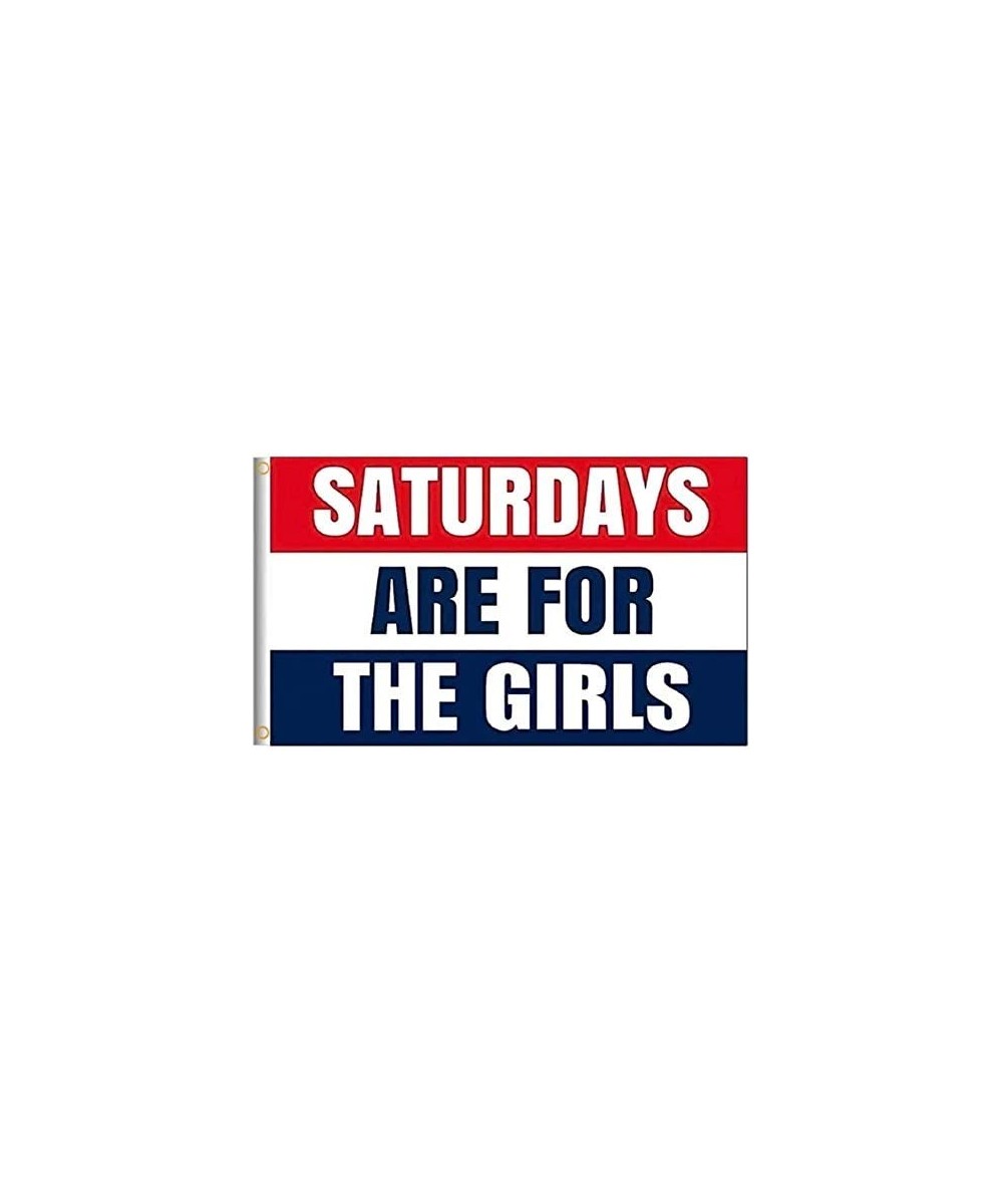 Saturdays are for The Girls Flag- 3x5 Feet for Girl Flags College Dorm Room Decor Banner - boys - CA18ZS0WO9R $4.94 Banners &...