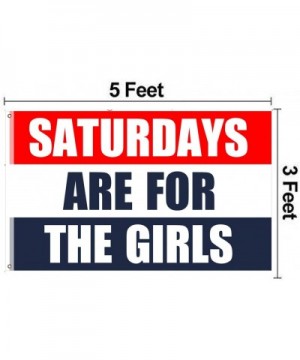 Saturdays are for The Girls Flag- 3x5 Feet for Girl Flags College Dorm Room Decor Banner - boys - CA18ZS0WO9R $4.94 Banners &...