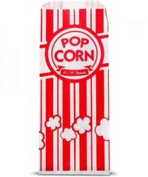 200 Popcorn Bags 1 Once - Perfect Size for Theater- Movies- Birthday Parties Celebration - Great Carnival Light Snacking Bags...