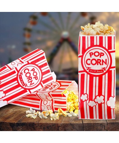 200 Popcorn Bags 1 Once - Perfect Size for Theater- Movies- Birthday Parties Celebration - Great Carnival Light Snacking Bags...