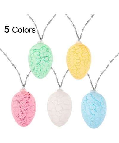 13.2FT 30Lights Easter Decoration Easter Eggs Lights-Easter String Lights Battery Operated Decoration Fairy String Lights Hal...