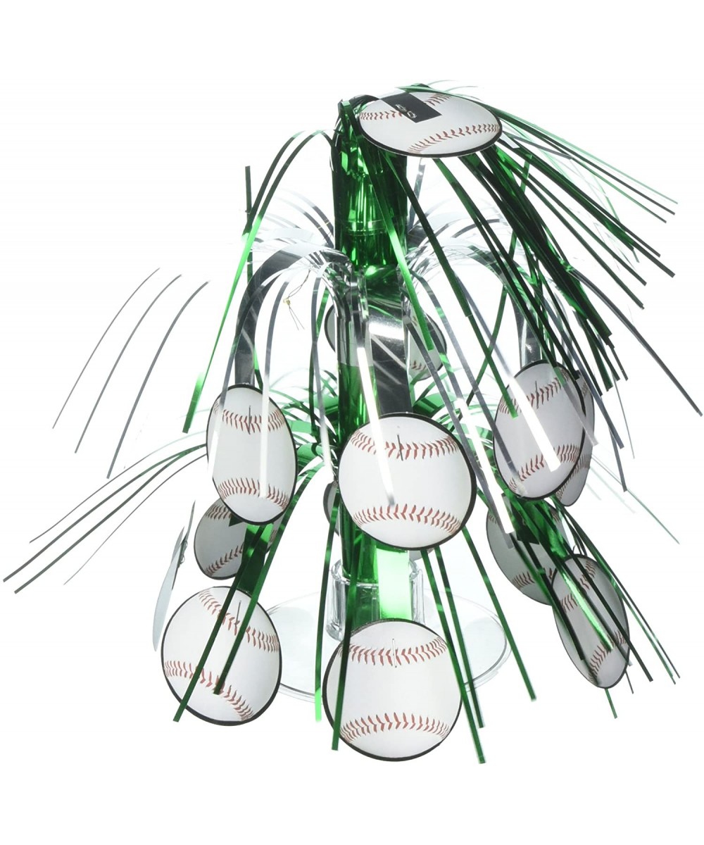 Baseball Cascade Centerpiece- 71/2-Inch- Green/Silver/White/Red (2-Pack) - CH17YOKGQCC $12.56 Centerpieces