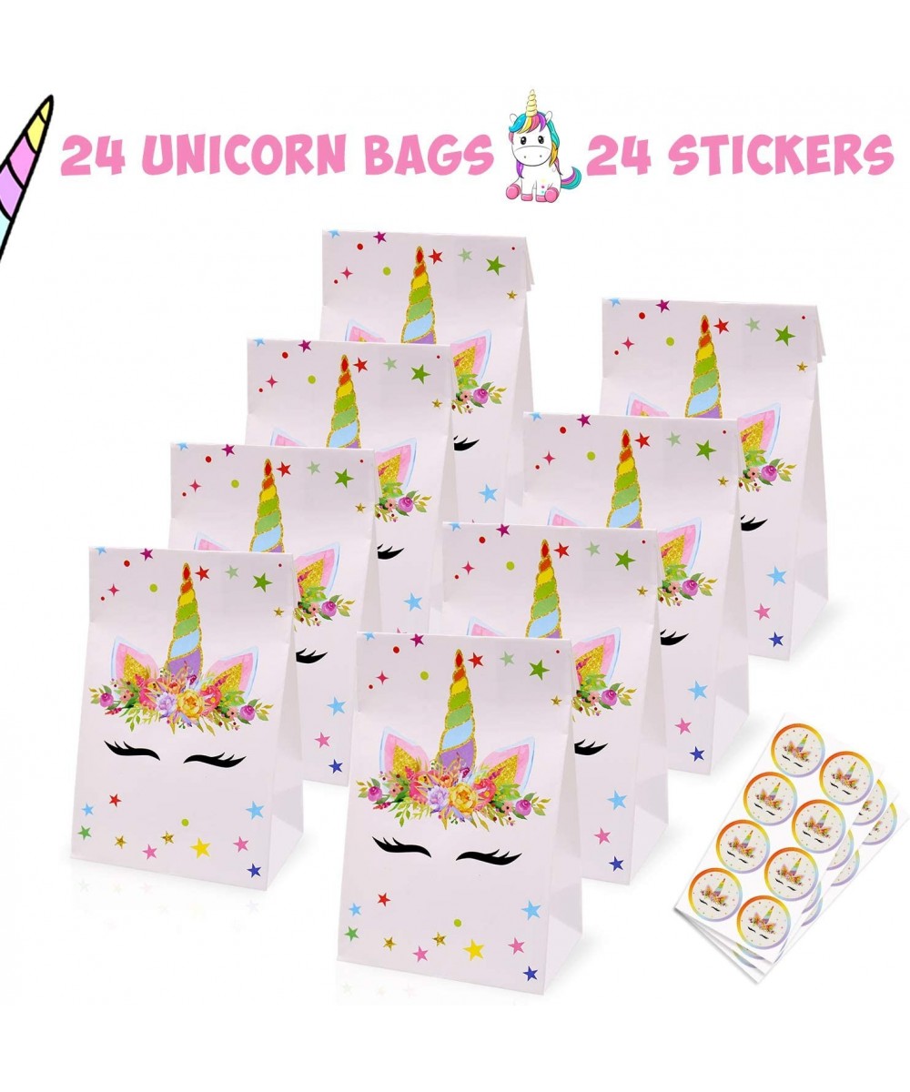 Unicorn Candy Bags Goodie Small Gift Toy Treat Favor Bags for Kids Unicorn Themed Baby Shower Birthday Party Supplies- Set of...