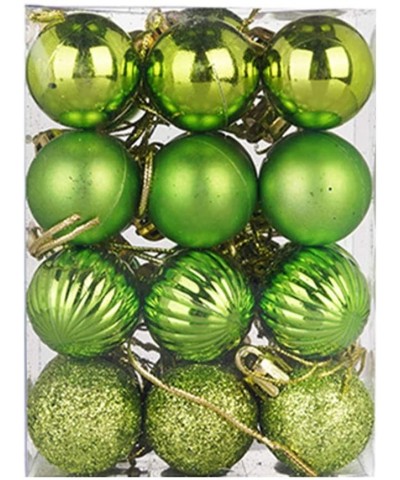 Christmas Balls Ornaments for Xmas Tree - 24Pcs Mini Christmas Decorations Tree Balls Hanging Baubles for Holiday Wedding Par...