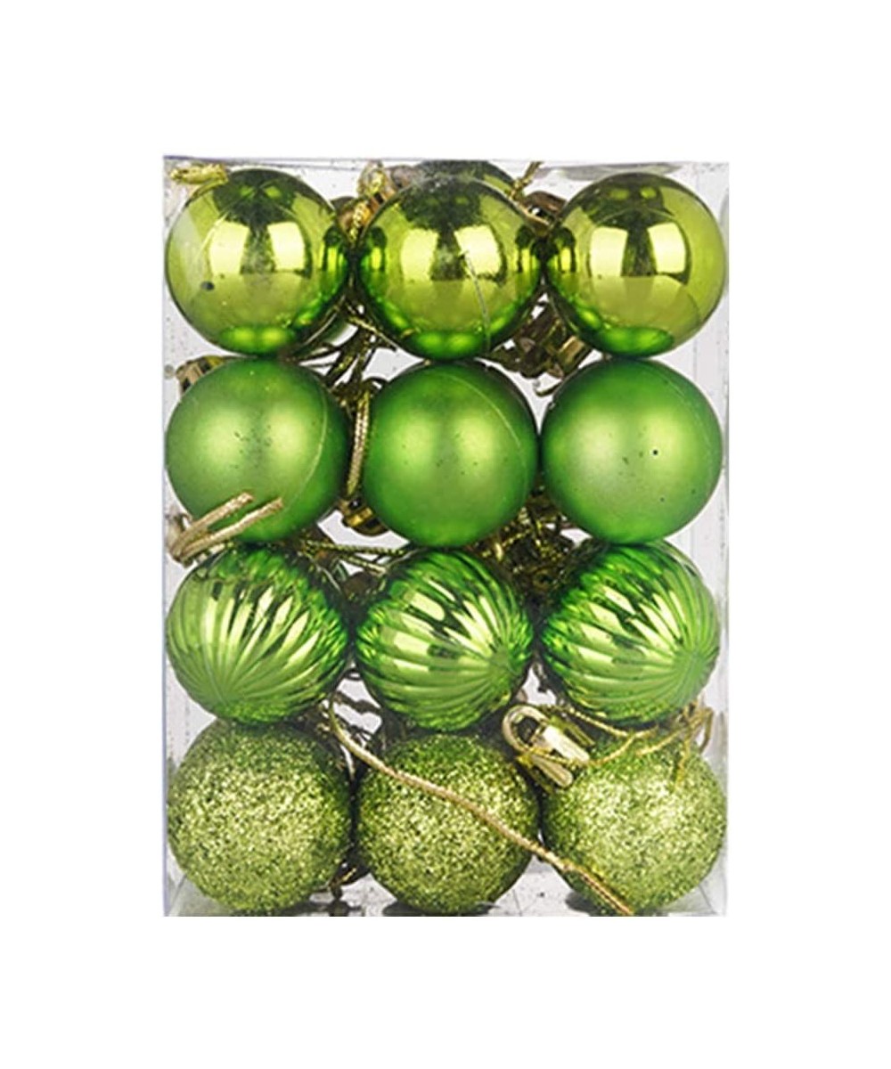 Christmas Balls Ornaments for Xmas Tree - 24Pcs Mini Christmas Decorations Tree Balls Hanging Baubles for Holiday Wedding Par...