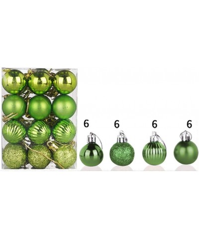 Christmas Balls Ornaments for Xmas Tree - 24Pcs Mini Christmas Decorations Tree Balls Hanging Baubles for Holiday Wedding Par...